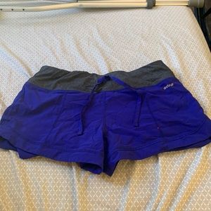 Blue and gray Avia shorts